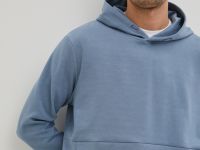 Худи прямого силуэта с капюшоном