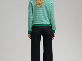 Джемпер полуприлегающего кроя с хлопком