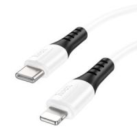Кабель Hoco X82 (Type-C) на (Lightning) 100см силиконовый (белый)