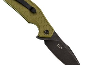 Складной нож Mr.Blade Wyvern blackwash сталь AUS-8, рукоять Olive FRN