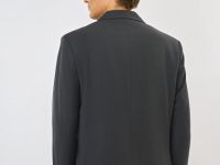 Однобортный пиджак из смесовой шерсти, Серый