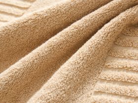 Полотенце махровое Nervato для ног, бежевое