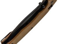 Складной нож Obertech ns-01 thumb stud, сталь VG-10, рукоять G10, койот