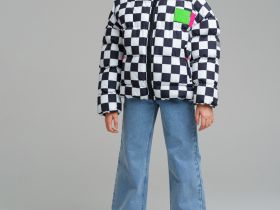 Куртка текстильная с полиуретановым покрытием для девочек