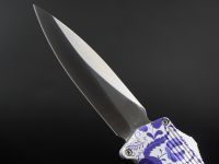 Автоматический нож Daggerr Koschei Gzhel (Кощей), сталь D2