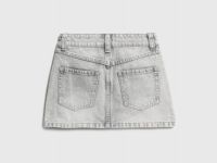 Джинсовая мини-юбка для девочек, Серый