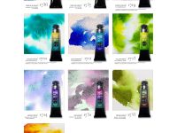 Набор акварели Super Vision с грануляцией "Layered" 10 цв*15 мл туба в картонной коробке