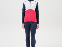 Тренировочная куртка Nordski Advance White/Pink/Blueberry W