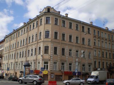 Дом, XIX в. Здесь в 1906-1907 гг. Ленин В.И. принимал участие в партийных собраниях