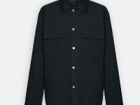 Ветровка из хлопка с нагрудными карманами