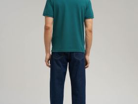 Поло облегающего кроя из хлопка пике