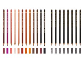 Набор художественных материалов Faber Castell "Polychromos & Pitt Graphite Matt ", 50 предметов