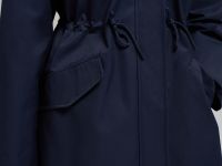 Короткий плащ из твила