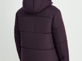 Полупальто утепленное с воротником-стойкой