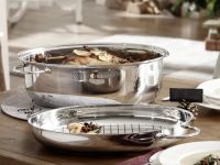 Zwilling Жаровня с крышкой / крышка-сковорода овальная 38 см Plus Zwilling