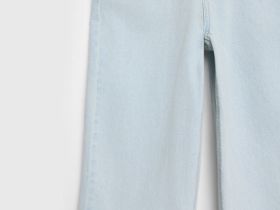 Джинсы Wide leg для девочек, Голубой