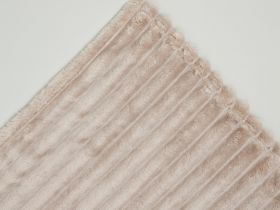 Плед Soft strip, светло-бежевый