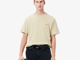 Мужская джинсовая рубашка Lacoste оверсайз