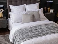 Постельное белье White, страйп-сатин 921987