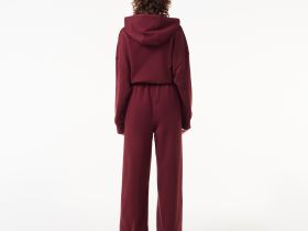 Женские прямые спортивные брюки Lacoste с высокой талией