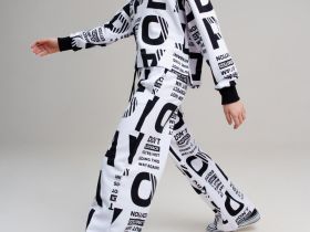 Комплект трикотажный для девочек: толстовка, брюки