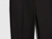 Укороченные брюки из хлопка, Черный