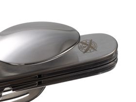 Нож перочинный Stinger 109 мм, 8 функций, серебристый, в блистере