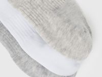 Короткие фитнес-носки, 3 пары, Серый