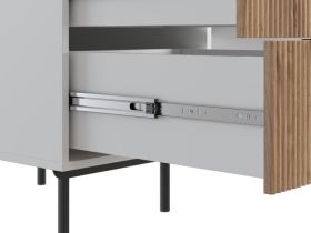 Письменный стол Леванте-2 120x60 Белый/Черный
