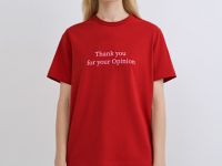 Футболка с принтом, Красный