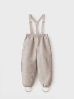 Брюки демисезонные на подтяжках Flint Say my name beige