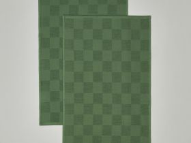 Комплект махровых полотенец Liandro, зеленый