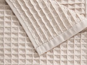 Полотенце вафельное Lorgo, бежевое