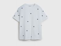 Футболка с декором, Белый