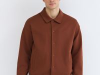 Куртка с воротником поло, Оранжевый