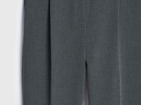 Брюки с ремнём и стрелками, Серый