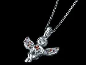 Подвеска из серебра с гранатами э0606пд11250368