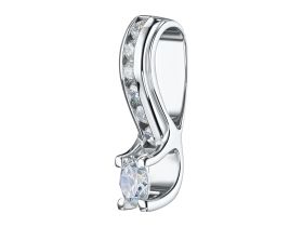 Классическая подвеска из серебра э0612пд12190140_white