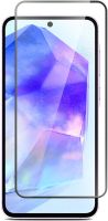 Защитное стекло BoraSCO для Samsung Galaxy A55 с чёрной рамкой