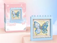 1961_MK Конструктор Голубая бабочка в рамке