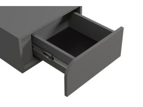 Тумба прикроватная подвесная Блест 45x22 Графитовый