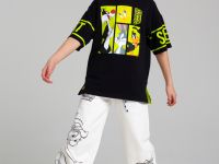 Брюки текстильные джинсовые для девочек