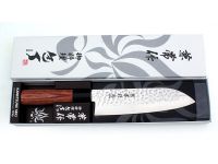 Нож шефа Сантоку Kanetsune, сталь DSR1K6, рукоять pakka wood