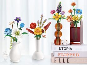 4604_MK Конструктор Фиолетовый букет