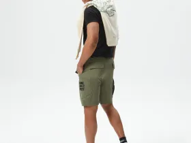 Мужские шорты Lacoste из смеси хлопка и льна