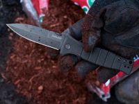Складной нож Kershaw XCOM 3425, сталь 8Cr13MoV, тактический нож, рукоять G10