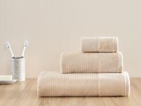 Полотенце махровое Vincenza, бежевое II