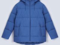 Утепленная куртка свободного силуэта