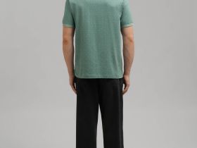 Поло прямого кроя из джерси