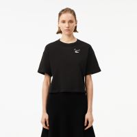 Женская футболка Lacoste из хлопка